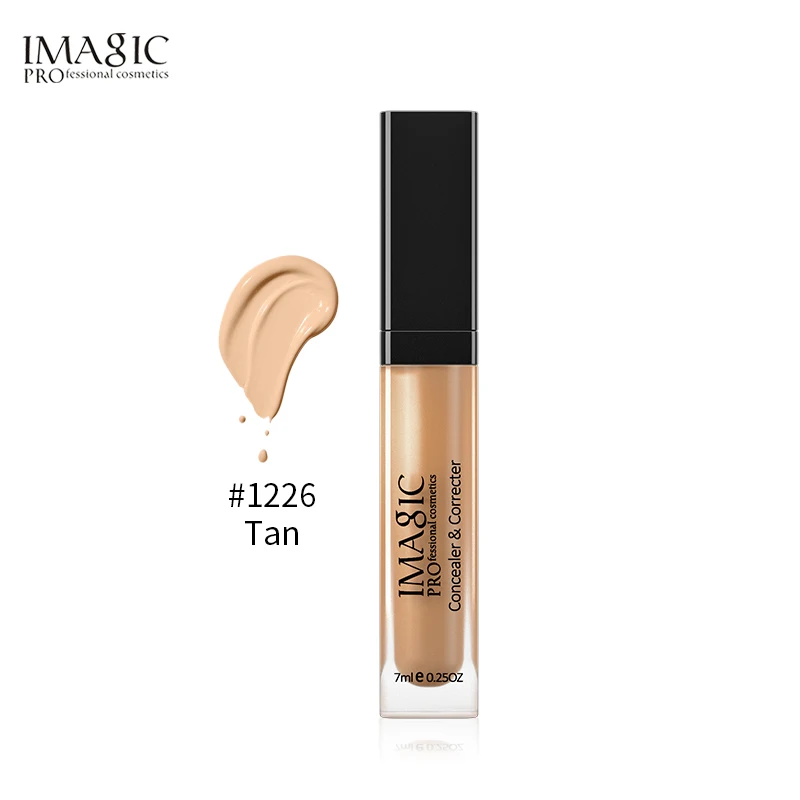 Tan IMAGIC Liquid Cosmetics Concealer Face Concealer Makeup Concealer Base Cream Primer Pores Dark Circles Pore Acne Full Cover - Цвет: Tan