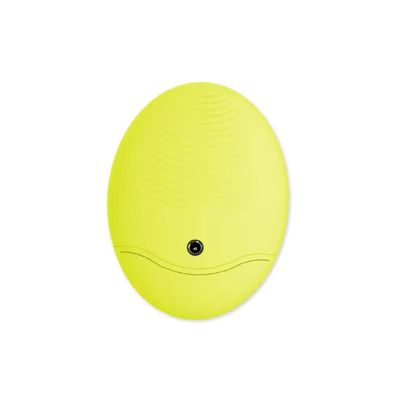 Facial Cleansing Brush Sonic Face Cleanser and Massager Scrubber Silicone Vibrating Waterproof Exfoliating Brush F42B - Цвет: Светло-желтый