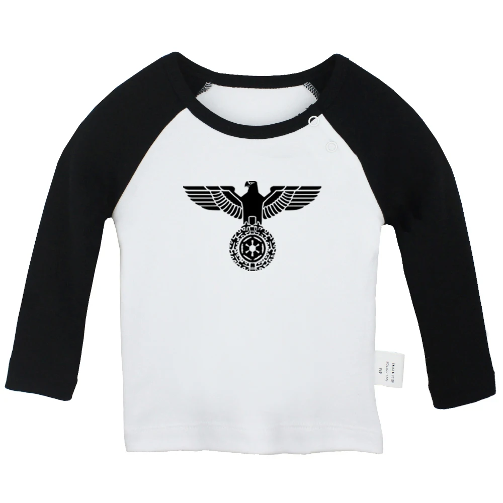Waylon Jennings Flying weyland_corp. IMPERIAL EAGLE/футболки для новорожденных; цветные футболки с длинными рукавами с графическим принтом для малышей - Цвет: JbBabyYCB832C