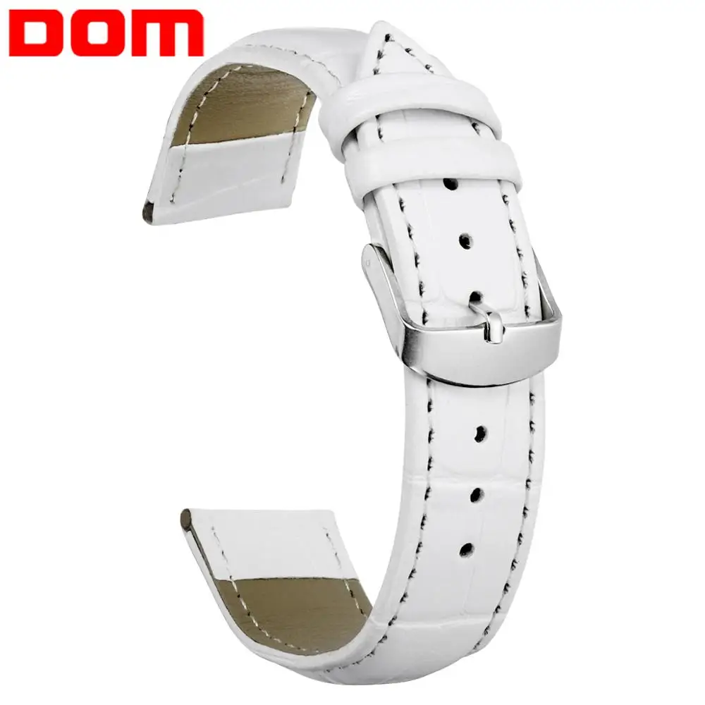 Ремешок для часов из искусственной кожи Ремешки наручных DOM 18 мм 20 14 16 22