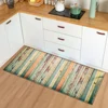 Modern Kitchen Mat  Bedroom Entrance Doormat Wood grain Home Hallway Floor Decoration Living Room Carpet Bathroom Anti-Slip Rug ► Photo 1/6