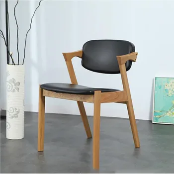 

Nordic Simple Dining Chair Z Chair Restaurant Modern Solid Wood Chair