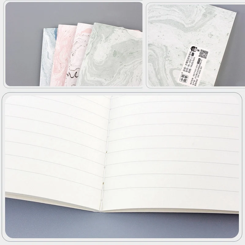 B5 A5 милая розовая бумага для ноутбука Элегантная Мраморная подкладка бумажные дневники милые Канцтовары офисный школьный принадлежности