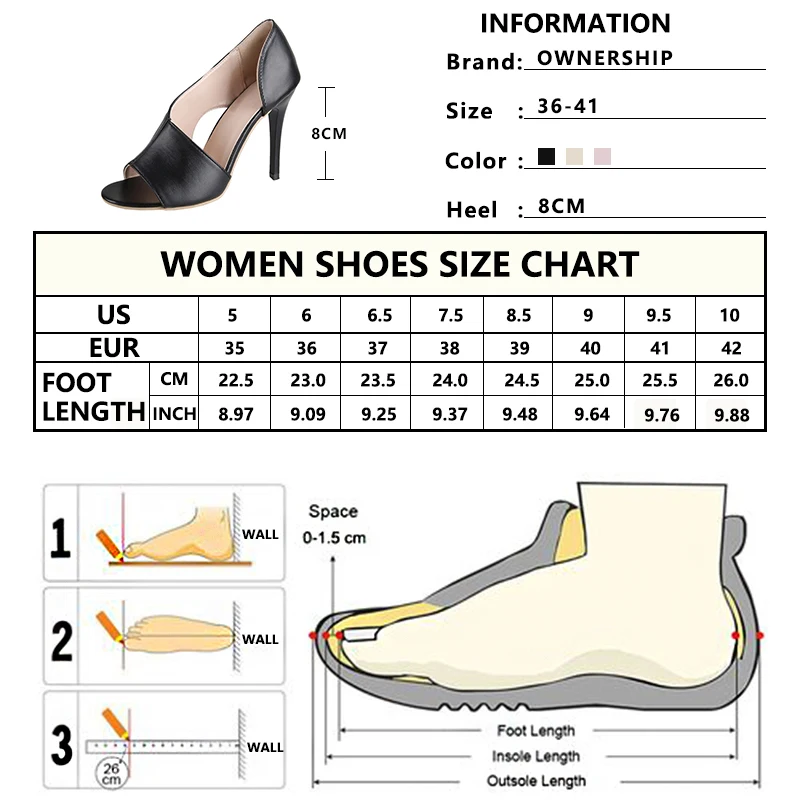 Женщины Кожа PU Насосы Твердотопливные вырезов Sexy Toe Пип дышащий женщина Высокая