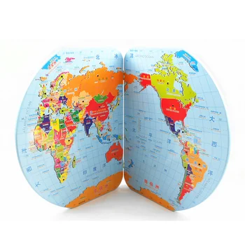 

1 pcs puzzle jigsaw map world map jigsaw 3d national flag china map student toy