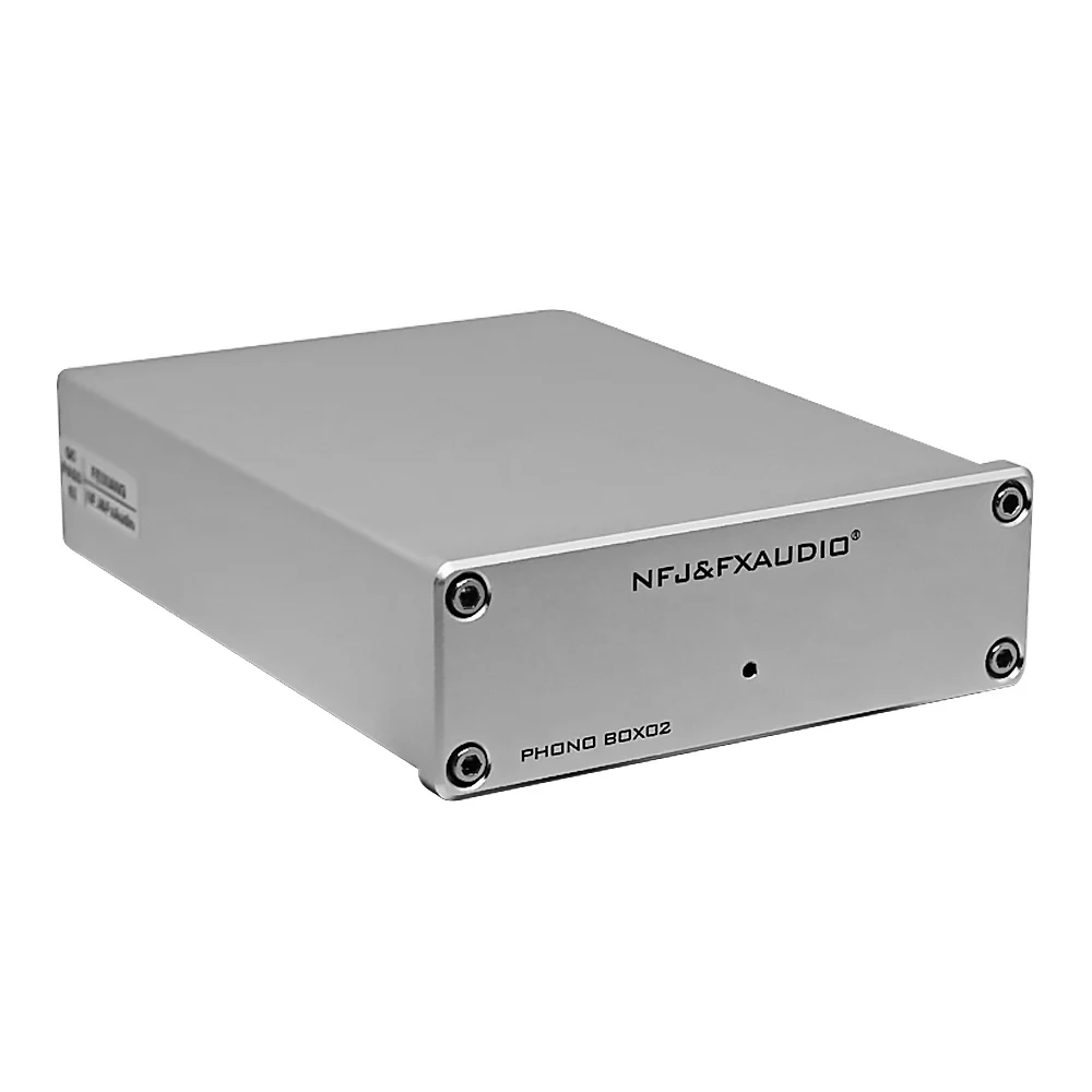 Предусилитель NFJ & FXAUDIO BOX02 LP проигрыватель виниловых записей HIFI Mini MM/MC