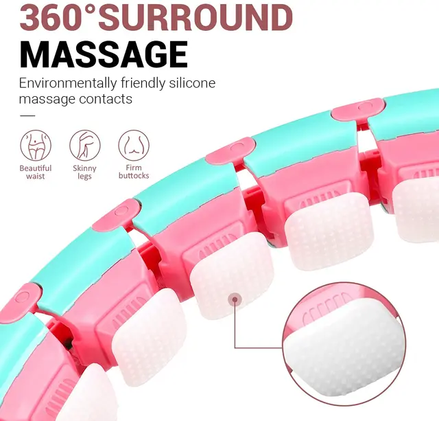 Fitness Smart Sport Hoop Thin Waist Exercise Detachable Massage Hoops Fitness Equipment Gym Home Training Fitness Weight Loss 4