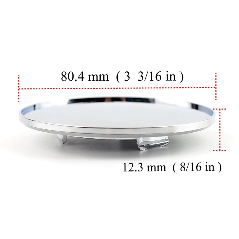 CFPerformance 20 Stück 80,4 mm/3,17 Zoll Radnabenkappen für Super Rs Rc Rsii Felgen # 09.24.410 Radnabenabdeckung Refit Styling-Zubehör – Detail 2