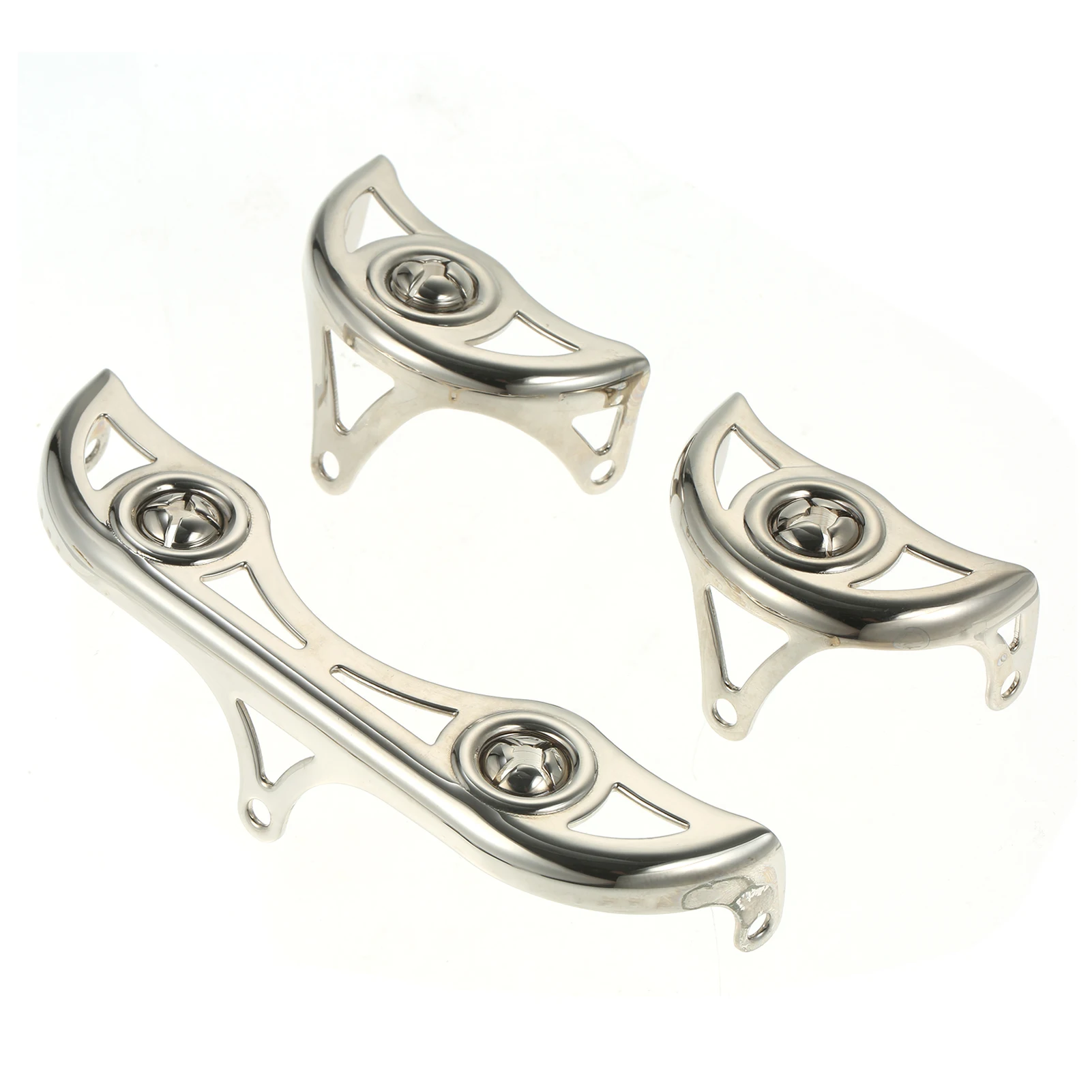 3ピース/セット真ちゅう製のキーガード,Tealto saxサックス修理キット