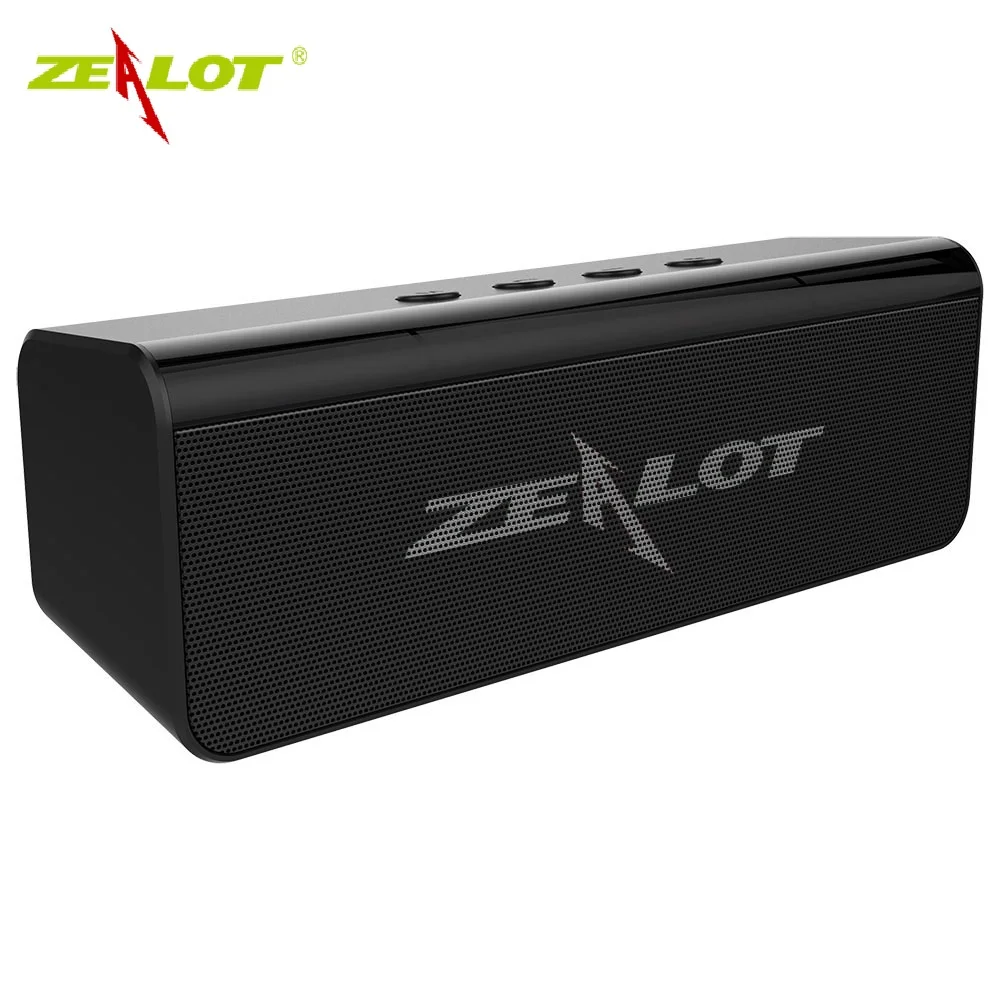 Zealot S31 бумбокс портативный Bluetooth динамик 3D HIFI стерео беспроводной динамик поддержка TF карты, usb ручка привода