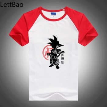 

2020 Goku Dragon Ball T-Shirt Baby Anime T-Shirts Round Neck Tops New Design Hipster Funny Printed T Shirts Kids Clothing