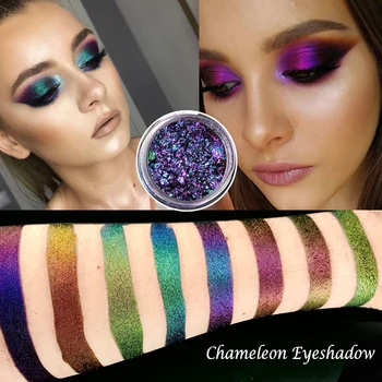 

Hot Pigment Chameleon Glitter 0.2g Shiny Prismatic Chrome Multi SKY Palette BORN Eyeshadow Powder