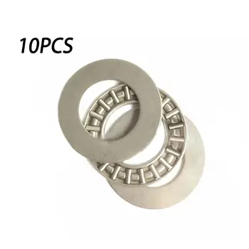 

10 Sets of Miniature Bearing Steel Thrust Plane Needle Bearing Ultra-Thin Gasket Thrust Bearing Inner Diameter 20mm AXK2035+2AS