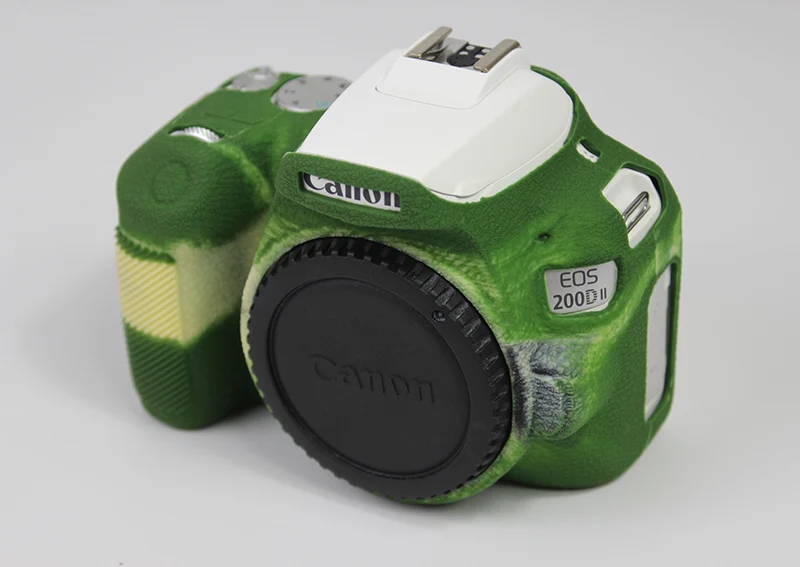Резиновый силиконовый чехол для Canon EOS 200D2 200DII 250D Kiss X10 Rebel SL3, защитная рамка для камеры