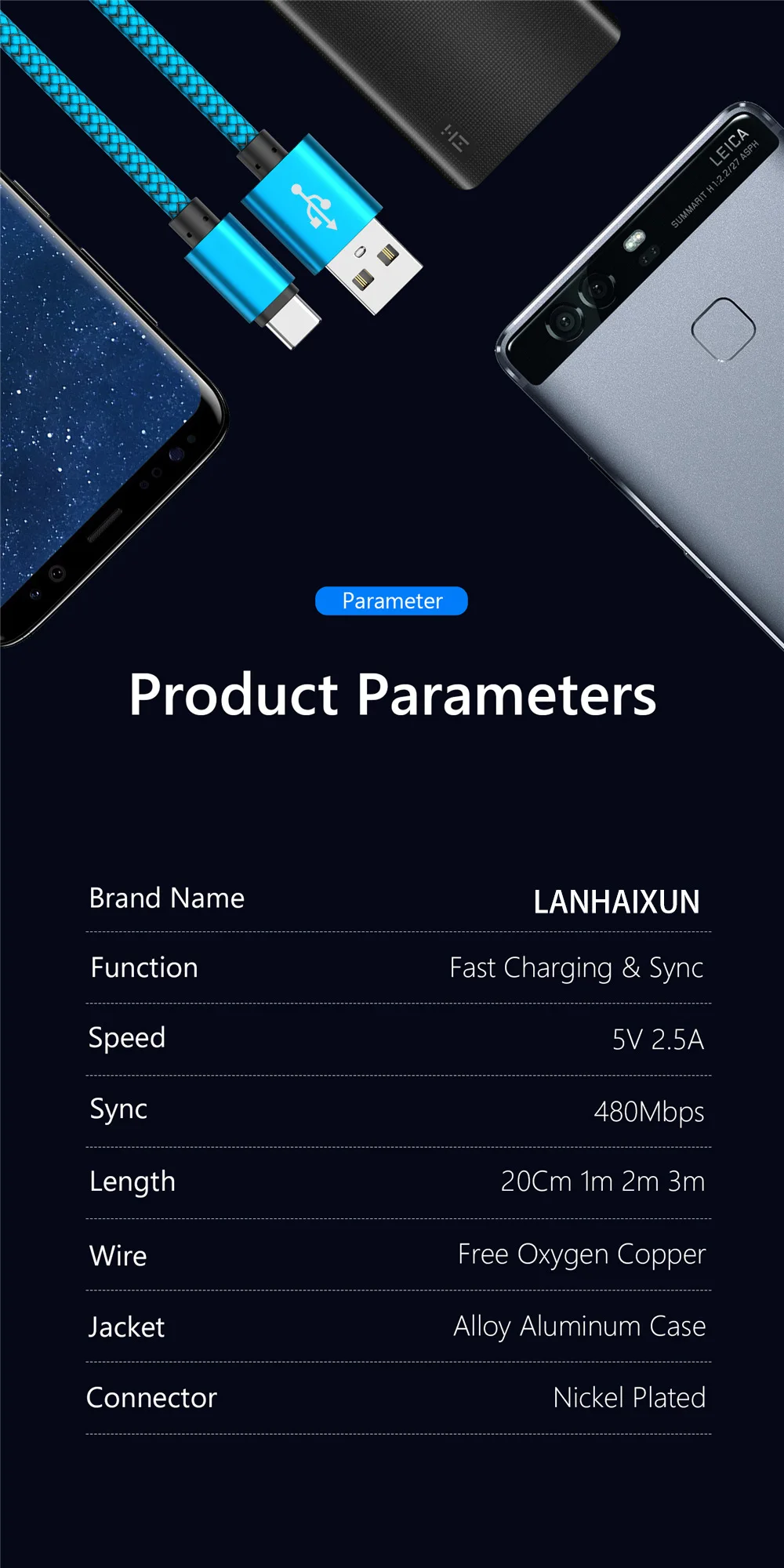 Кабель usb type C для samsung S9 S8 Быстрая зарядка type-C кабель для зарядки мобильного телефона USB C для Xiaomi mi9 Redmi note 7 K20 PRO