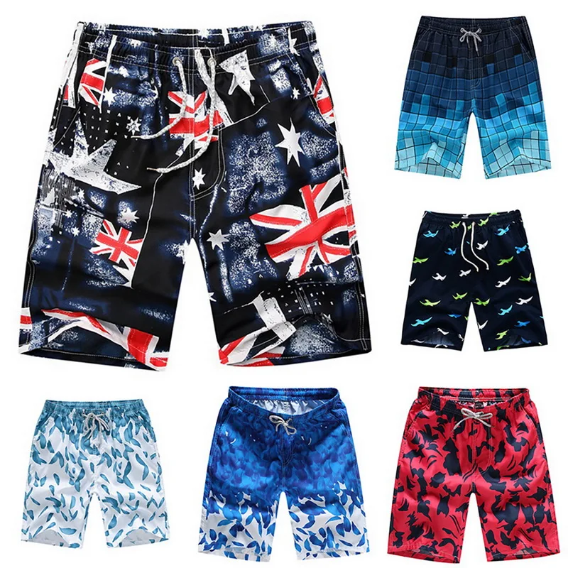 New 2019 Summer Men's Surf Board Floral Print Swimwears Swimming Beachwear Belt Jogging Running Quickk Dry Plus Size Shorts New 2019 Summer Men's Surf Board Floral Print Swimwears Swimming Beachwear Belt Jogging Running Quickk Dry Plus Size Shorts