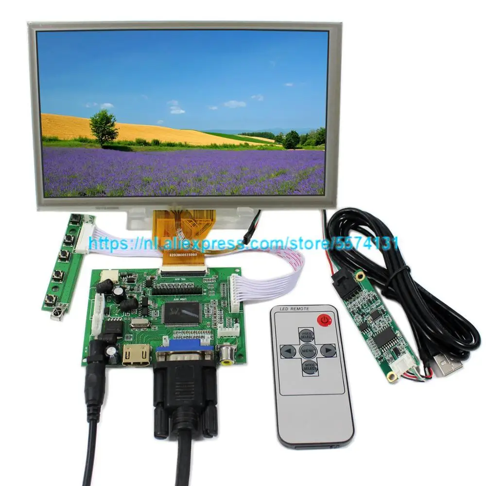 8-дюймовый ЖК-экран 50pin AT080TN64 + плата привода HDMI VGA AV 800*480 ЖК-дисплей с сенсорным