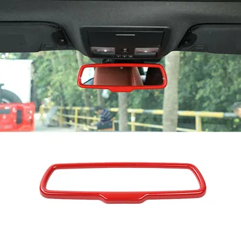 

Car Interior Rearview Mirror Cover Trim Bezel For Dodge Challenger 2015-2019 New ABS