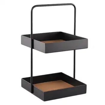 

1 Pc Double Layers Container Desktop Organizer Storage Case for Students