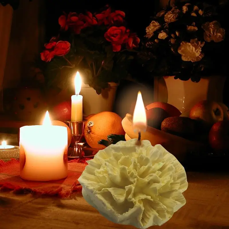 Формы для гвоздики в форме цветка ручной работы, Подарочная Свеча «сделай сам» для изготовления свечей, силиконовая свеча
