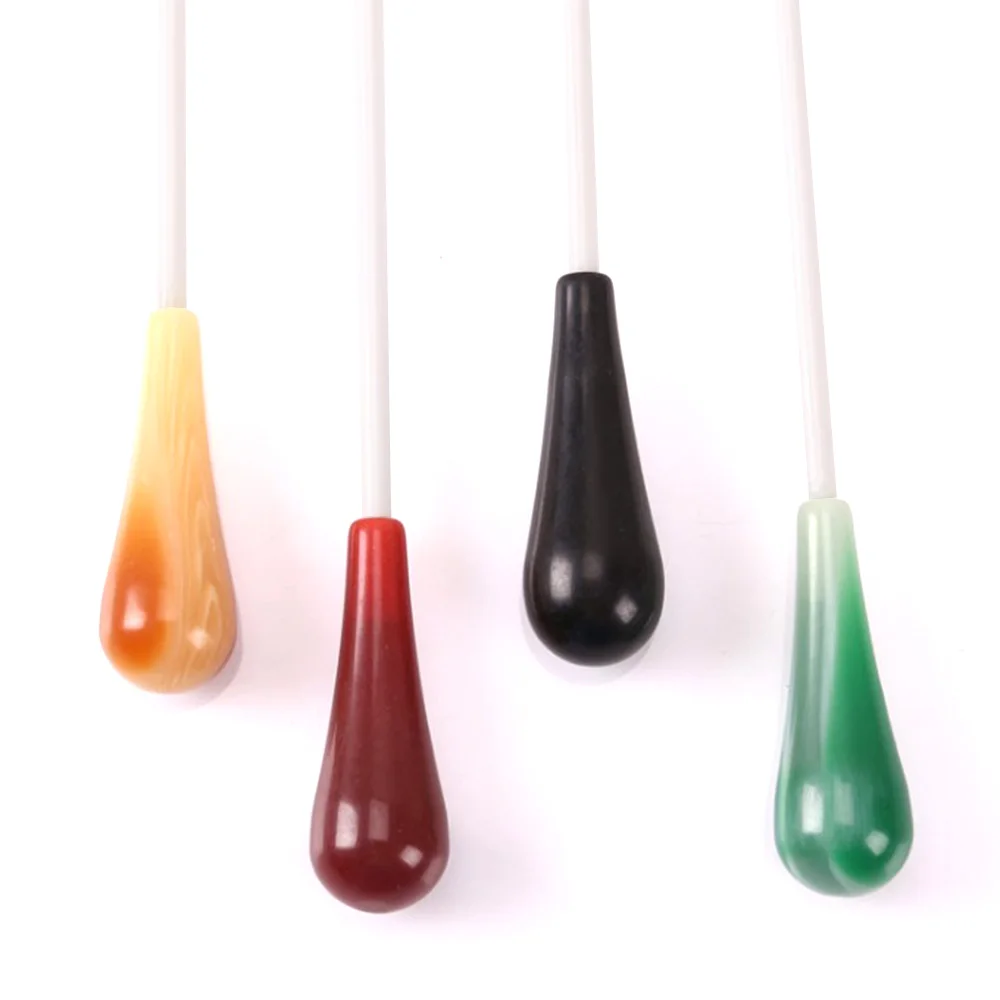 Bastón de resina de colores para Conductor de música, Banda de Música, dirección de orquesta, bastón de conducción, mango de resina, varita de batones, 1 Uds.