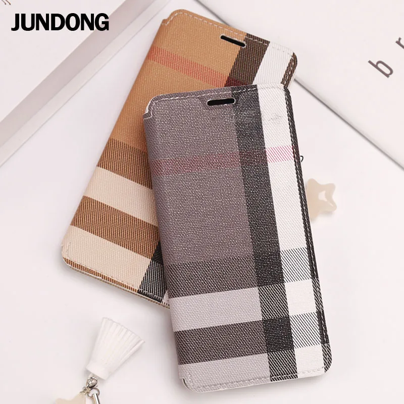 

Flip phone Case For Samsung Galaxy S6 S7 edge S8 S9 S10 Plus Note 8 9 10 plus for A30 A40 A50 A70 A5 A7 A8 2018 lattice Cover