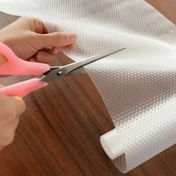 

White Waterproof EVA Non-slip Drawer Mat Cupboard Shelf Liner Placemat Props