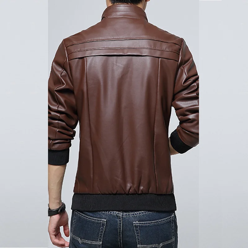 AliExpress, стиль, модный корейский стиль, модное мужское кожаное пальто, куртка из искусственной кожи, облегающее пальто