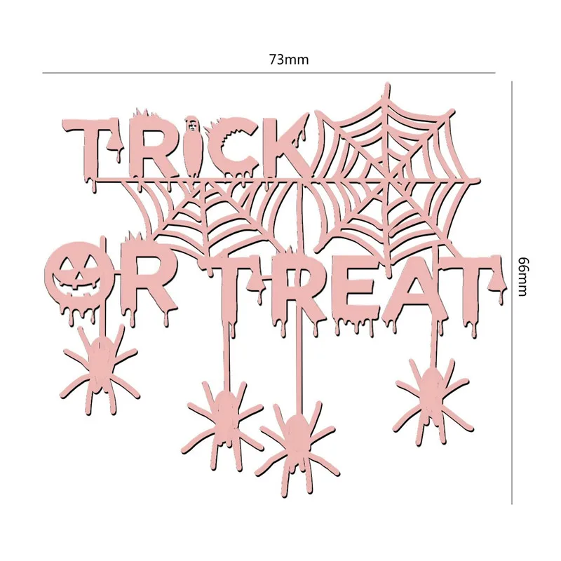 Kokorosa Вырубные штампы для Хэллоуина металлические штампы Trick or Treat Die Скрапбукинг альбом карточка тиснение трафарет Diecuts Декор