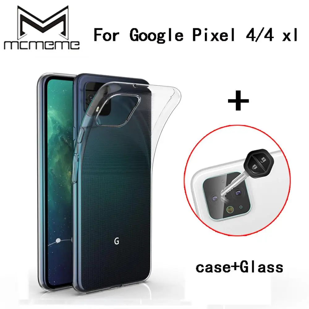 For Google Pixel 4 4xl Case Transparent Cover Back Camera Protector Film glass |