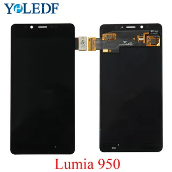 

Original LCD For Nokia Lumia 950 RM-1104 RM-1118 LCD Display Touch Screen Panel Digitizer Assembly+Frame Replace Parts+tools set