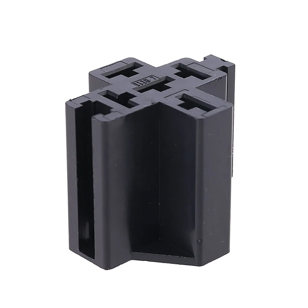 

40A 5 Pin Relay Connector Socket with 5 x 6.3mm Terminals Car Truck Vehicle Relay Case Holder