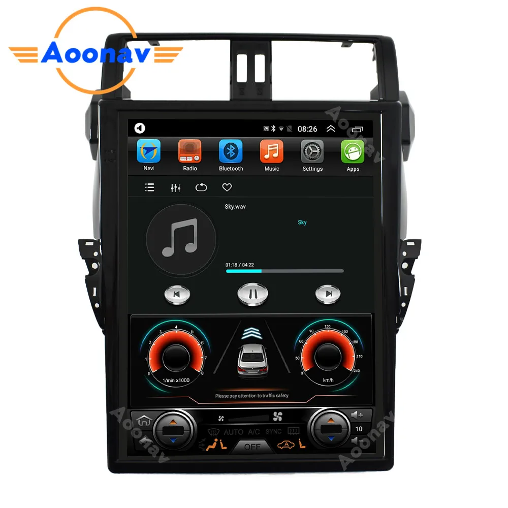 Автомобильный радиоприемник 2DIN 15 дюймов android для TOYOTA Land Cruiser Prado 2014-2017 UI_0001_2020_01_01_08_26_55