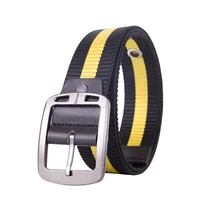 

2021New Style Outdoor Quick-drying Canvas Nylon Tactical Belt Korean Men's Trouser Belt Casual Fashion Youth Waistband