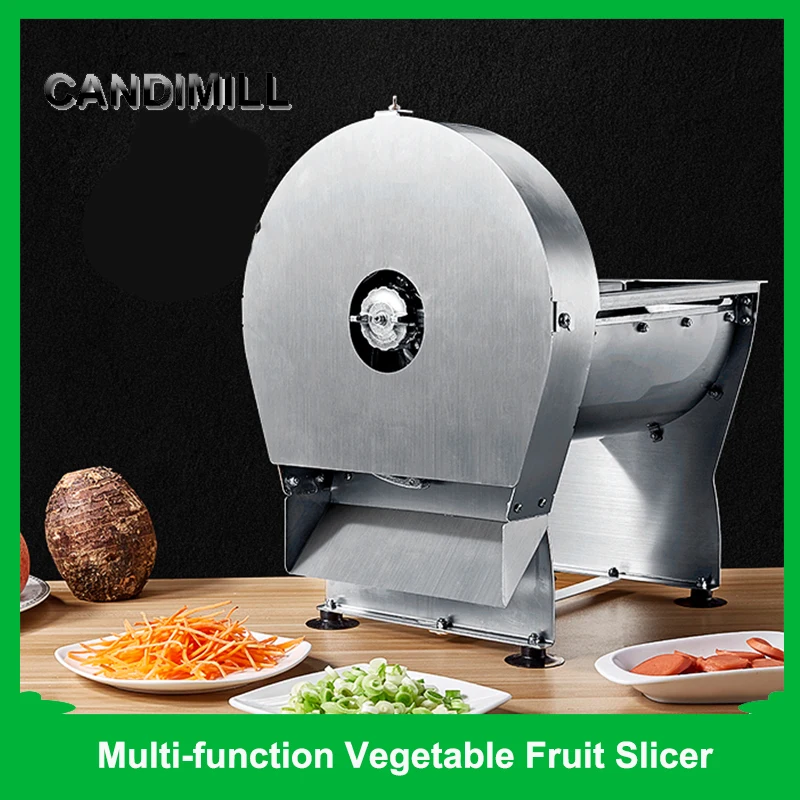 

Коммерческая многофункциональная овощерезка CANDIMILL, электрическая фреза для картофеля, фреза для лимонов, машина для резки овощей