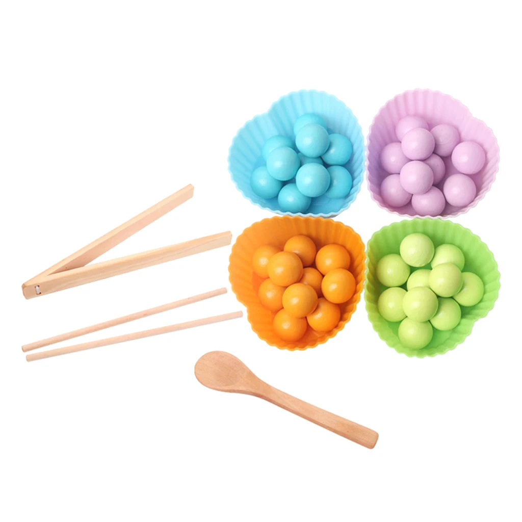 Kids Focus Practice Chopstick Spoon Training Math Start Learning Toys Gift