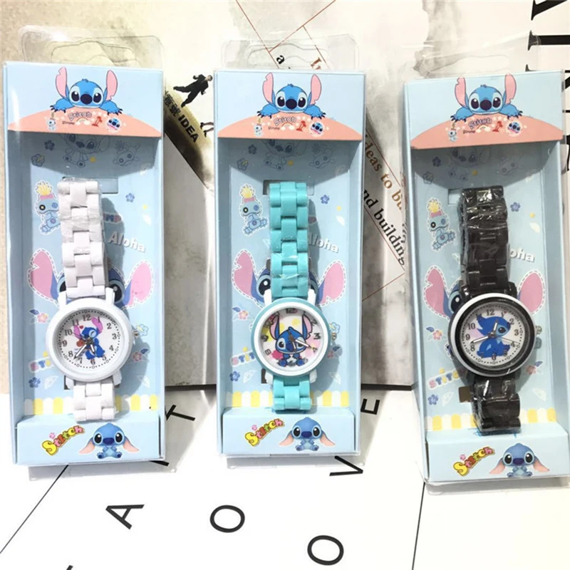 

Disney Cartoon Anime Character Interstellar Baby Stitchie New Durable Waterproof Quartz Watch Outdoor Activities Birthday Gift