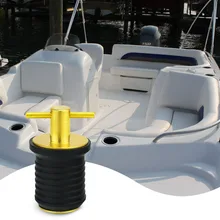 

Rubber Brass Boat Snap Drain Deck Stopper Sailboat Floor Draining Cover Twist Lock Airtight Flip Style Repair Parts