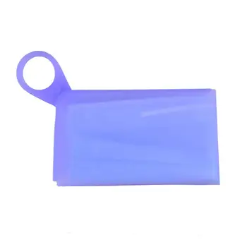 

1PC Silicone Flat Type Mask Storage Box Mask Temporary Clip Dust-proof Pollution-proof Security Mask Holder Bags Artifact