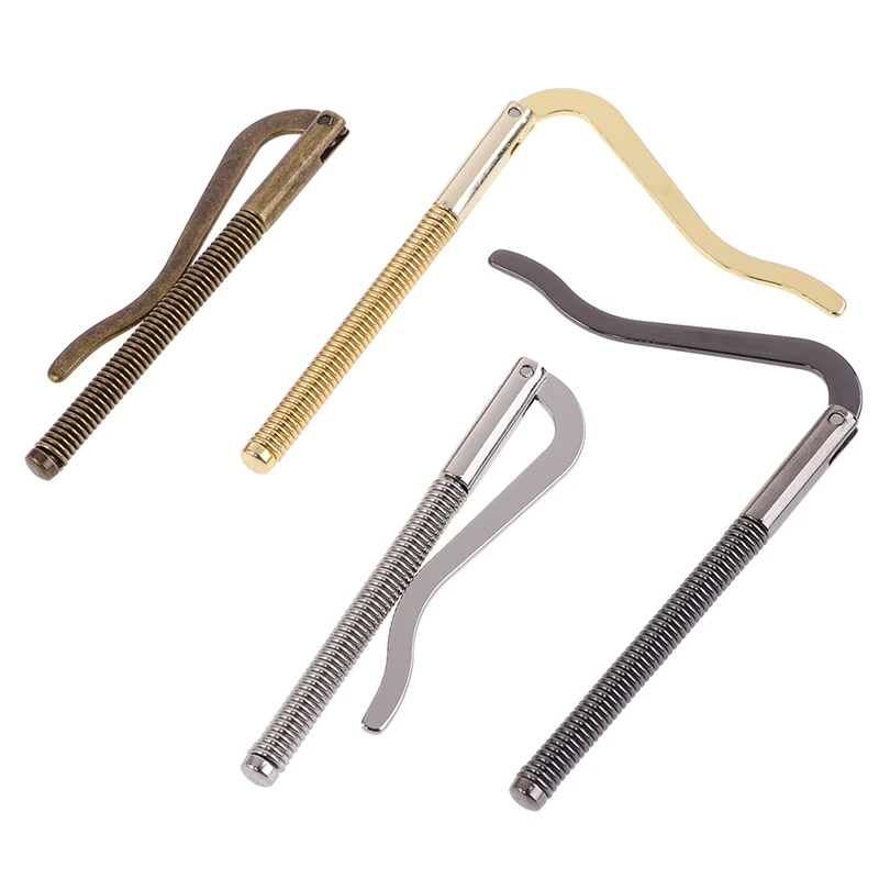 3PCS Spring Clamp Cash Holder Metal Bifold Money Clip Fashion Bar Wallet Replace Parts 4Colors