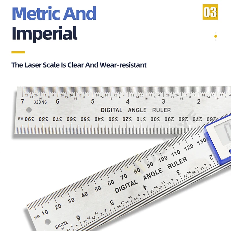Electronic Angle Meter 360 Degree Protractor Digital Goniometer Carpentry Tools Angle Finder Multifunctional Metal Square Ruler digital angle protractor carpenter measuring tool angle measuring tool angle protractor digital angle meter