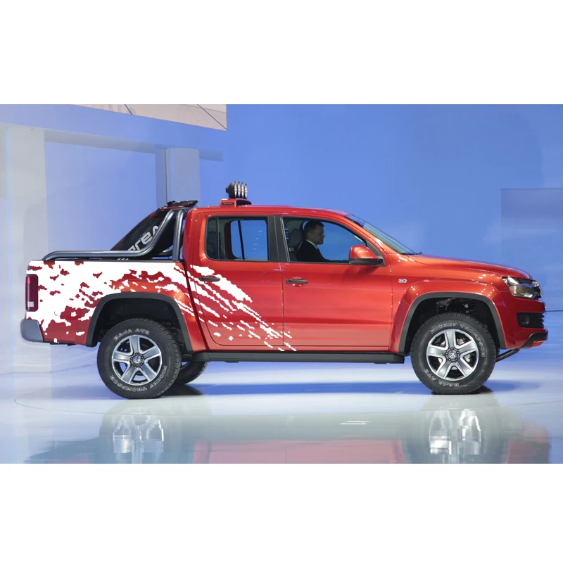 3 шт. виниловые наклейки на дверь и заднюю для vw amarok 2009 2018|Наклейки автомобиль| |