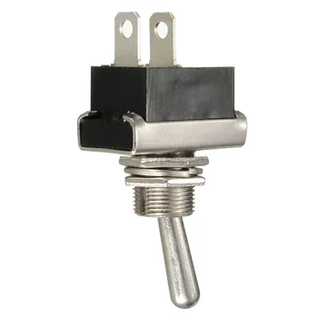 

SWILET 5pcs Newest New Two Terminal Heavy Metal Toggle Switches ON/OFF Kit Car 12V 25AMP Low Price