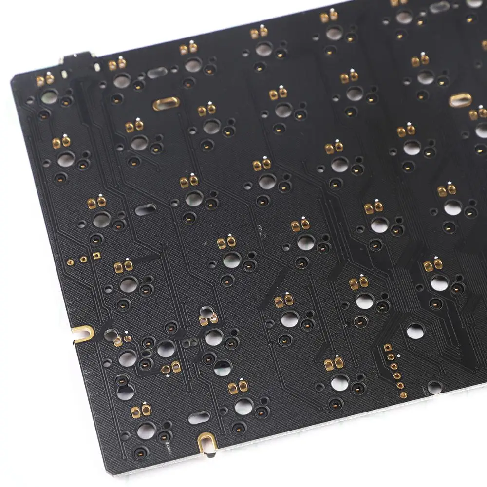 Ymdk Hotswap Hot-swappable Kailh Soquete Soquete 96 Pcb Qmk Suporte Totalmente Programável Ansi Iso Melodia Substituível Ymd96 - Imagem 2