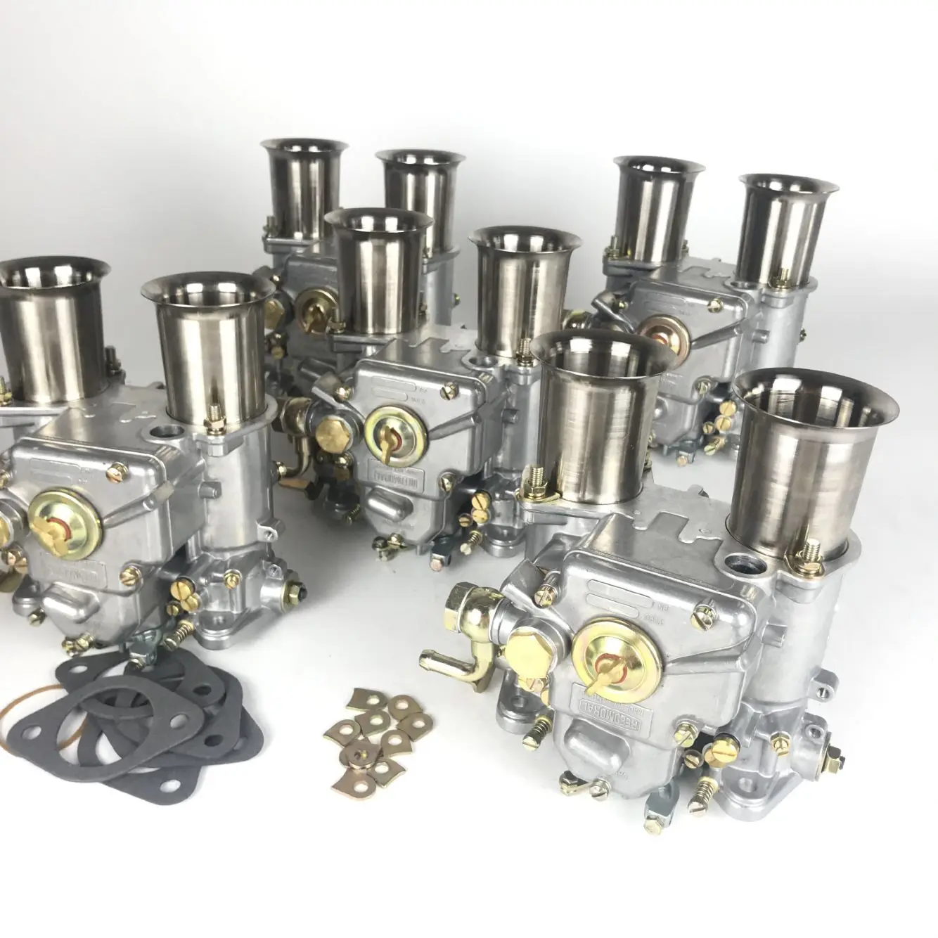 45 DCOE 45mm 카브 트윈 초크 4 cyl 6 또는 V8 엔진 19600.017 용 5X 새로운 기화기