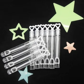

Portable Test Tube Can't Blow Bubble Water Toy Mini Heart-shaped Stick Festival Wedding Love