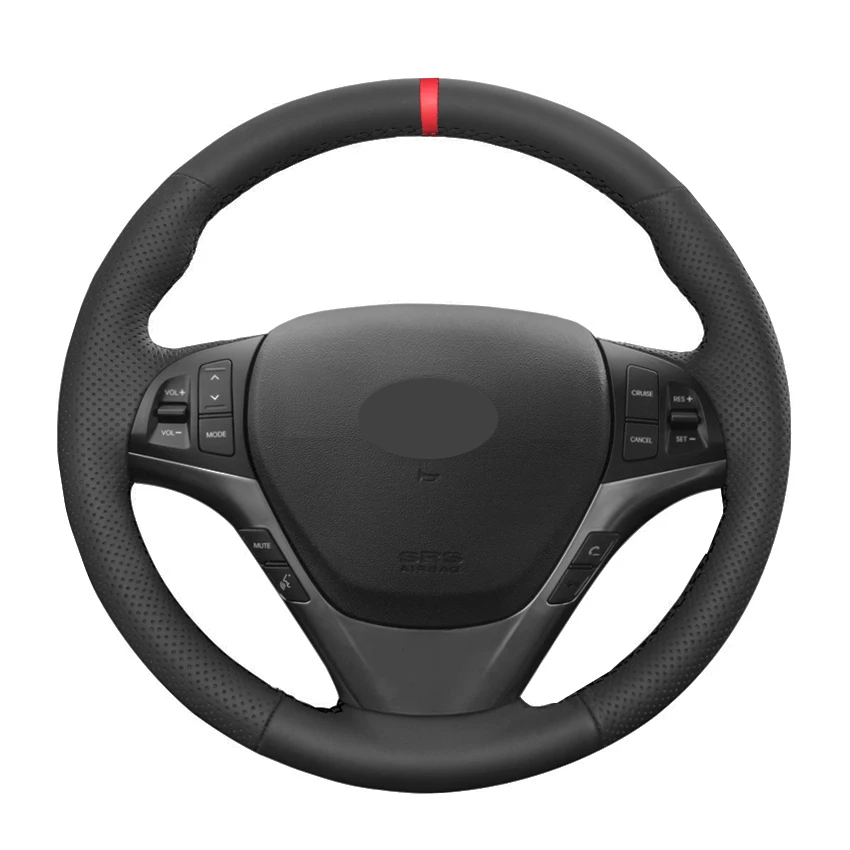 

Ручное шитье чехол рулевого колеса автомобиля Обёрточная бумага для Hyundai генезис купе 2010 2011 2012 2013 2014 2015 2016 Volant принципиально