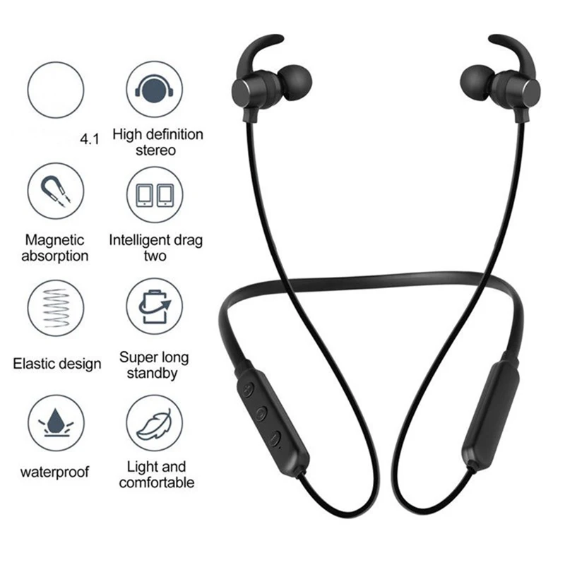 X7 Original Neckband Bluetooth Earphone 5 0 Wireless Hesdset Ear Buds High Quality Truly in Ear with Microphone for Call Intkoot