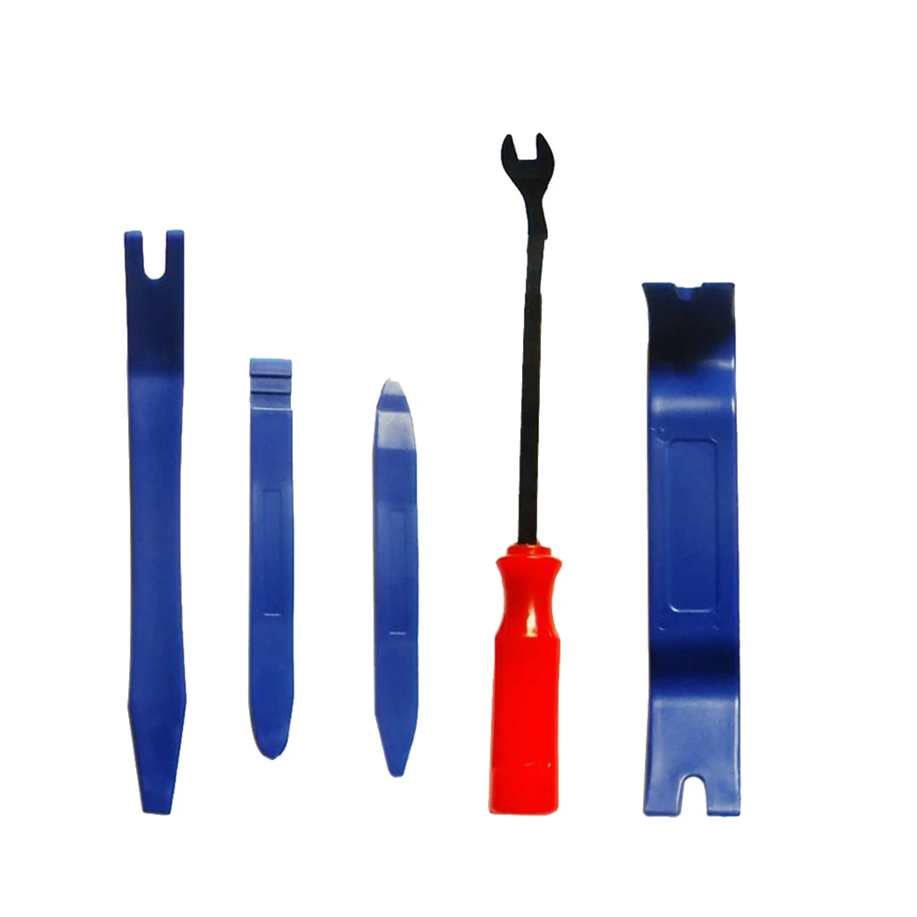 5Piece Auto Car Audio Door Dash Tirm Panel Install Removal Pry Tools Bag