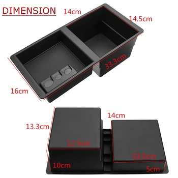 

Car Center Console Storage Box Organizer Insert Tray For Chevrolet GMC 2014-2017 For Car Goods Auto/Car Accessories